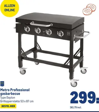 Aanbieding: Metro Professional gasbarbecue