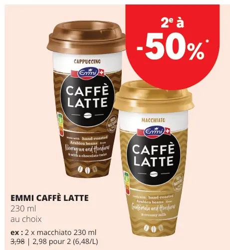 Offre: Emmi caffè latte