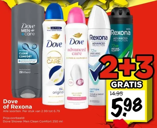 Aanbieding: Dove of Rexona
