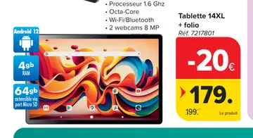 Offre: Tablette