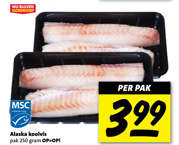 Aanbieding: Alaska koolvis