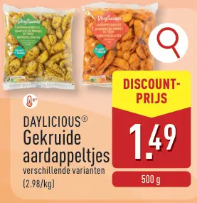 Aanbieding: Gekruide aardappeltjes