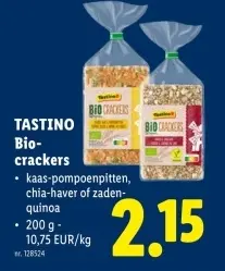Promotie: TASTINO Bio-crackers