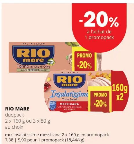 Offre: Rio Mare duopack