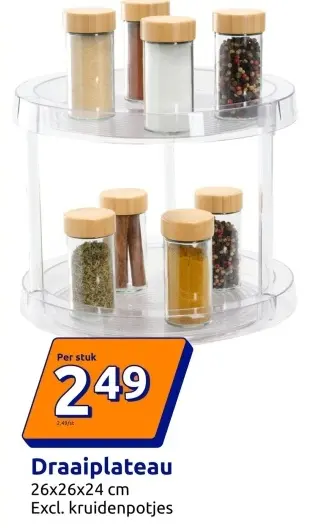 Aanbieding: Draaiplateau