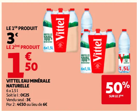 Offre: Eau minérale naturelle