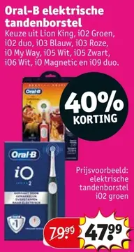 Aanbieding: Oral-B elektrische tandenborstel