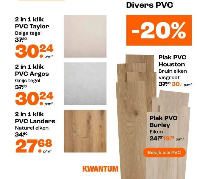 Promotie: Divers PVC