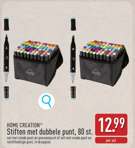 Promotie: Stiften met dubbele punt