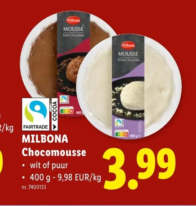 Promotie: Chocomousse