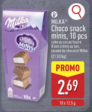 Offre: Choco snack minis