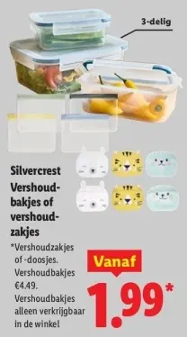 Aanbieding: Vershoudbakjes of vershoudzakjes