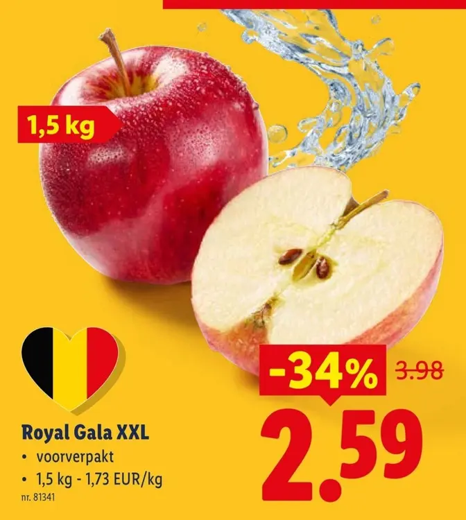 Promotie: Royal Gala XXL