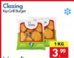 Aanbieding: Clazing Kip Grill Burger