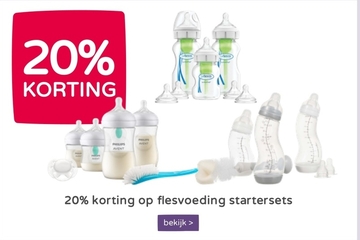 Aanbieding: flesvoeding startersets