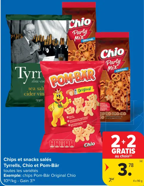 Offre: Chips et snacks salés