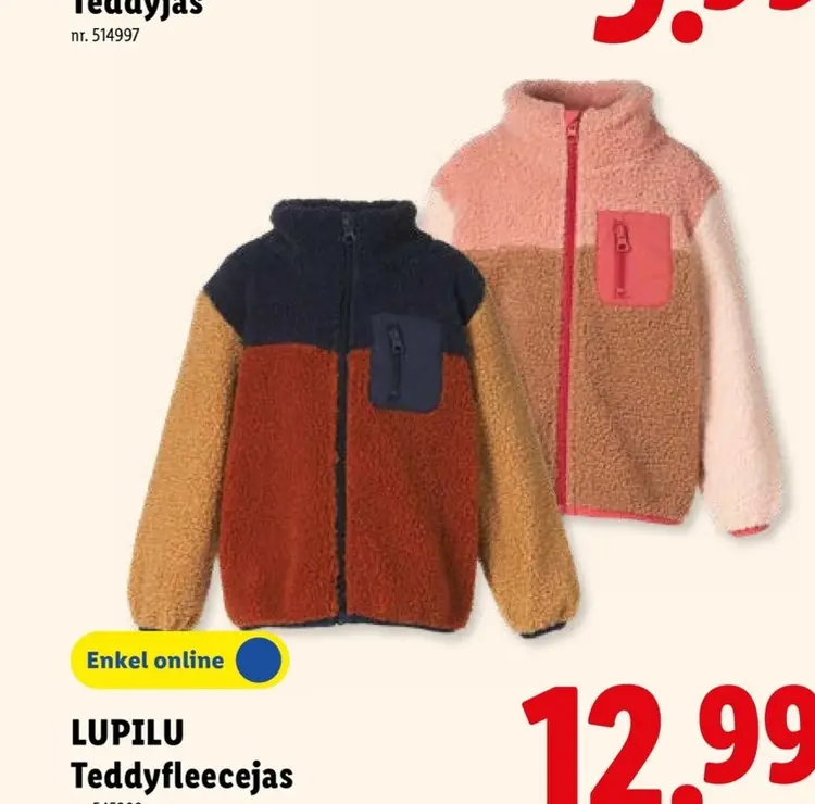 Promotie: Teddyfleecejas