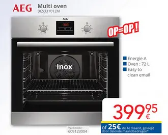 Aanbieding: AEG Multi oven BES33101ZM