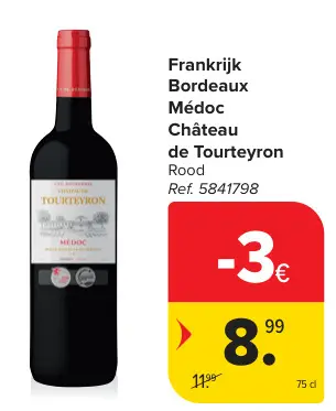 Promotie: Médoc Château de Tourteyron