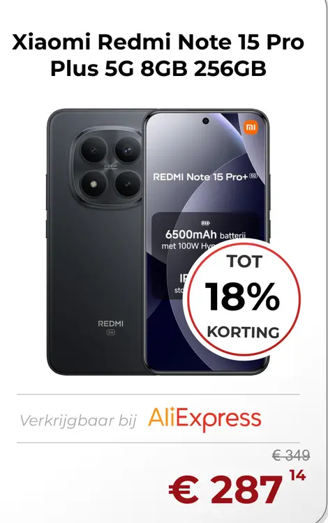 Aanbieding: Redmi Note 15 Pro Plus 5G