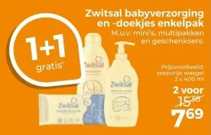 Aanbieding: Babyverzorging en -doekjes enkelpak