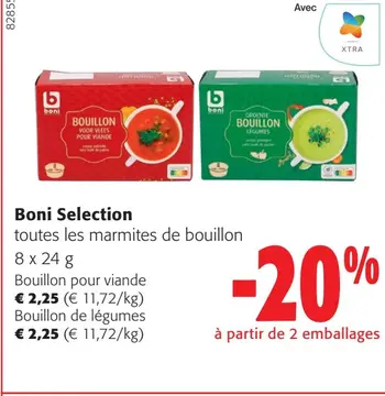 Offre: Boni Selection toutes les marmites de bouillo