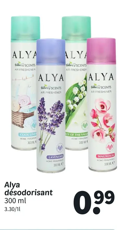 Offre: Alya désodorisant