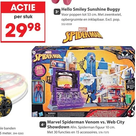 Aanbieding: Spiderman Venom vs. Web City Showdown