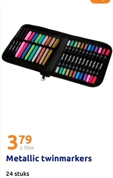 Aanbieding: Metallic twinmarkers
