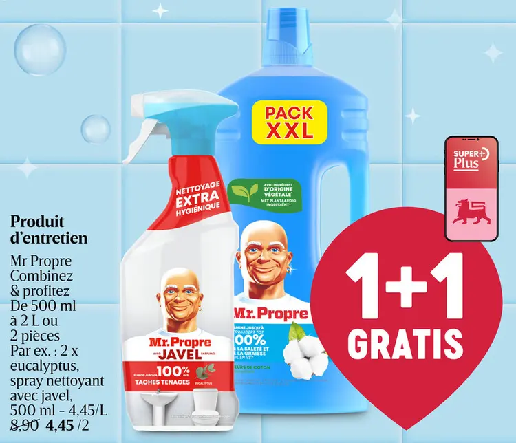 Offre: Produit d'entretien Mr Propre