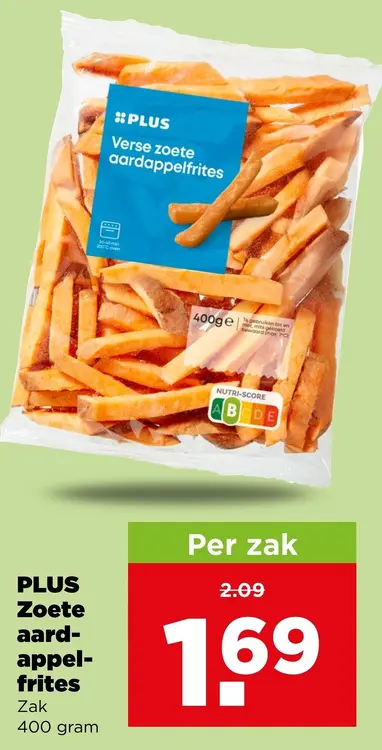 Aanbieding: Zoete aardappelfrites