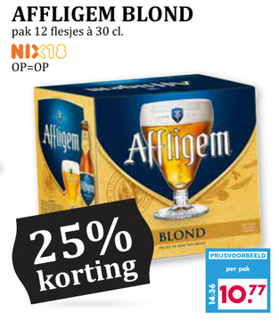 Aanbieding: AFFLIGEM BLOND