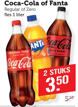 Aanbieding: Coca-Cola of Fanta