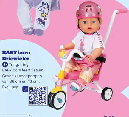 Aanbieding: BABY born Driewieler