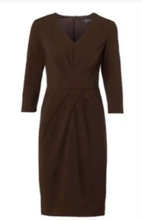 Aanbieding: Jurk met V-hals en wikkeldetail