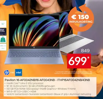Aanbieding: Pavilion 16-AF0042NB/16-AF0043NB - ITHP16AF00