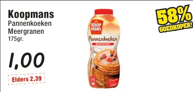 Aanbieding: Pannenkoeken Meergranen