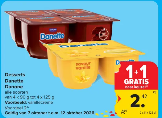 Promotie: Desserts