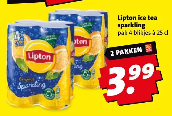 Aanbieding: Lipton ice tea sparkling