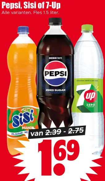 Aanbieding: Pepsi, Sisi of 7-Up