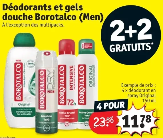 Offre: Déodorants et gels douche