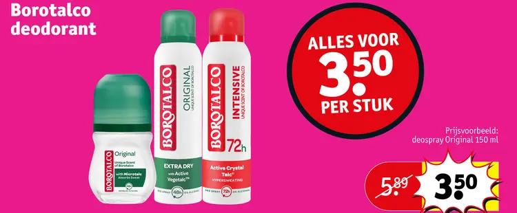 Aanbieding: Borotalco deodorant