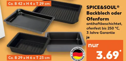 Aanbieding: Backblech oder Ofenform