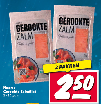 Aanbieding: Gerookte Zalmfilet