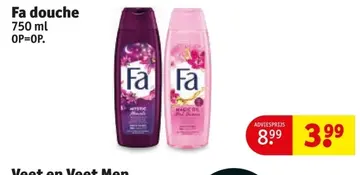 Aanbieding: Fa douche