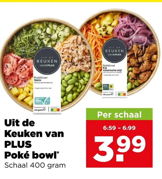 Aanbieding: Uit de Keuken van PLUS Poké bowl