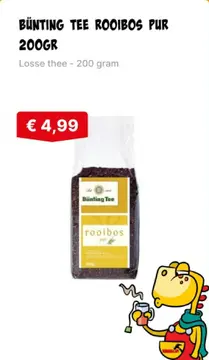 Aanbieding: BÜNTING TEE ROOIBOS PUR