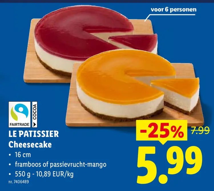 Promotie: Cheesecake