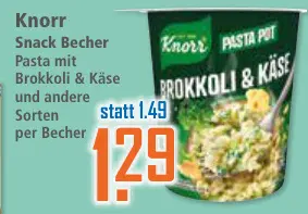 Aanbieding: Snack Becher Pasta mit Brokkoli & Käse
