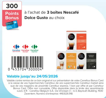 Offre: Nescafé Dolce Gusto